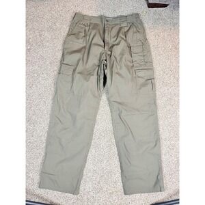 5.11 Tactical Mens Ripstop Cargo Pants Tundra Green 36x32 Hiking Work 74273